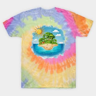 Beautiful little deserted island full of sunshine T-Shirt